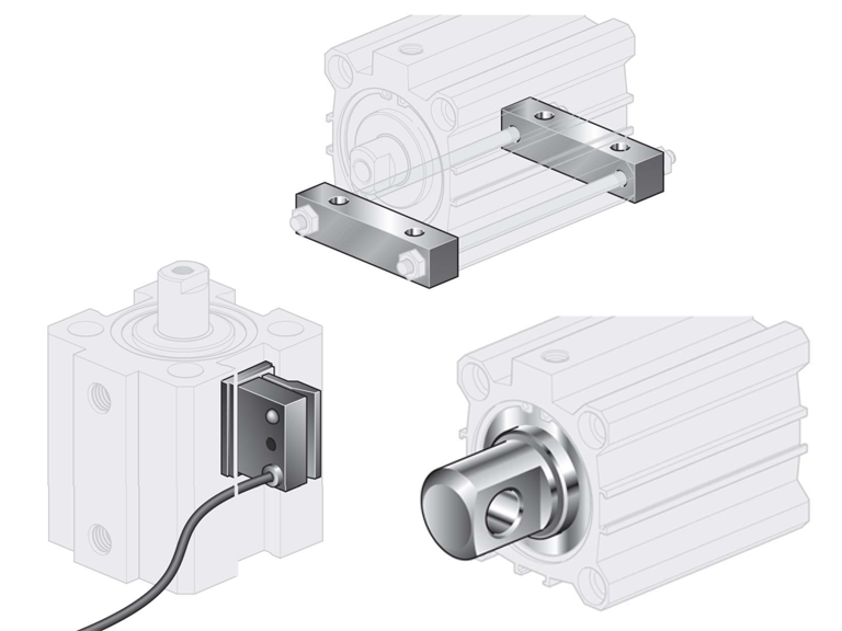 Accessories For Short Stroke Cylinders